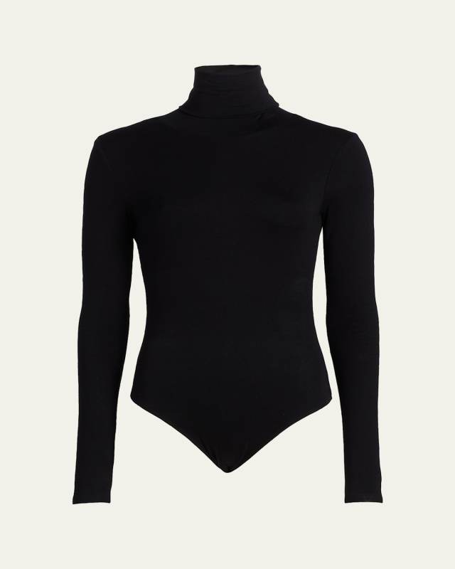 Turtleneck Long-Sleeve Bodysuit
